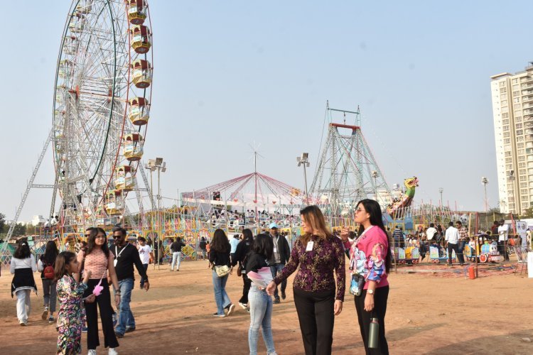 CHILDREN TAKE PART IN EXCITING RIDES, ENTERTAINING GAMES AND COMPETITIONS