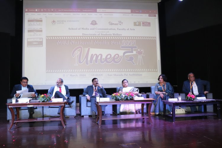 FIRST NATIONAL MEDIA FEST ‘UMEED-2024’ BY SCHOOL OF MEDIA AND COMMUNICATION IN MANIPAL UNIVERSITY JAIPUR