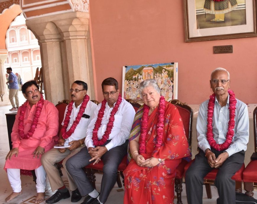 FOUNDER OF JAIPUR, MAHARAJA SAWAI JAI SINGH II'S BIRTH ANNIVERSARY CELEBRATED AT CITY PALACE