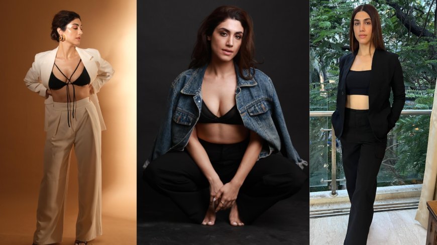 Get Inspired by Delbar Arya’s Sexy Bralette & Pantsuit Outfits to Elevate Your Wardrobe