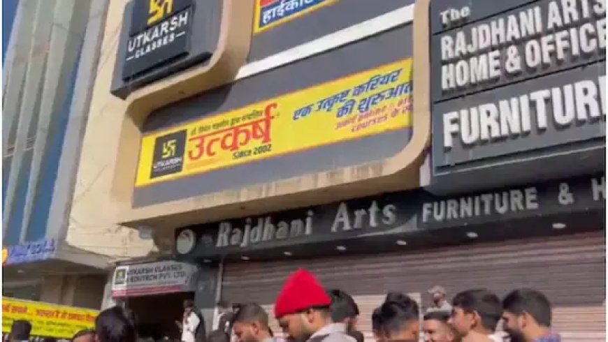 More than 10 students fainted at Utkarsh Coaching Center of Jaipur